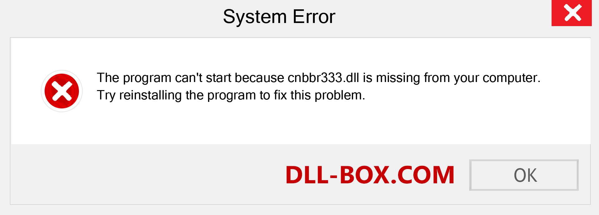  cnbbr333.dll file is missing?. Download for Windows 7, 8, 10 - Fix  cnbbr333 dll Missing Error on Windows, photos, images